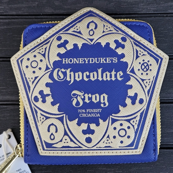 Loungefly Harry Potter Wallet Honeydukes Coin Purse Frog Chocolate Zip Organizer - Picture 4 of 12